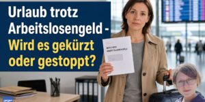 Urlaub und Arbeitslosengeld: Es drohen Einstellungen und Rückforderungen