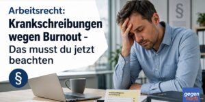 Arbeitsrecht: Krankschreibung wegen Burnout - Das musst du jetzt beachten