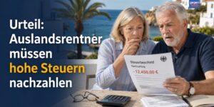Urteil: Rentner im Ausland müssen hohe Steuern in Deutschland nachzahlen