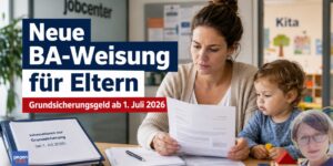 Grundsicherungsgeld statt Bürgergeld: Neue BA-Weisung verschärft Anforderungen an Eltern