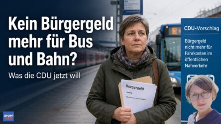 Beitragsbild von: Kein Bürgergeld mehr für Bus und Bahn: Was die CDU jetzt will