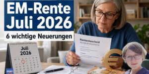 Erwerbsminderungsrente im Juli 2026: 6 wichtige Neuerungen für EM-Rentner