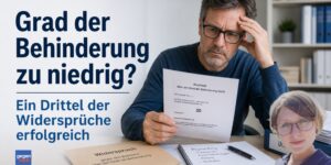Grad der Behinderung zu niedrig? Ein Drittel aller Widersprüche erfolgreich