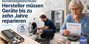Bundestagsbeschluss: Hersteller müssen Geräte bis zu zehn Jahre reparieren