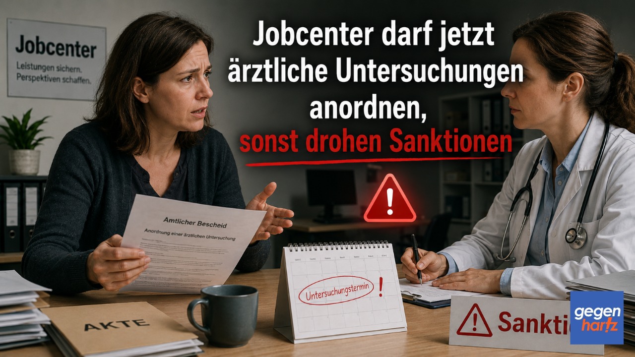 Grundsicherung: Das Jobcenter darf jetzt ärztliche Untersuchung anordnen, sonst drohen Sanktionen