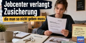 Grundsicherung: Jobcenter verlangt Zusicherung, die man so nicht geben muss