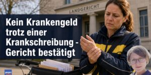 Kein Krankengeld trotz einer Krankschreibung - Gericht bestätigt