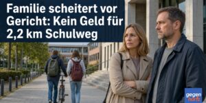 Familie scheitert vor Gericht: Kein Geld für 2,2 km Schulweg