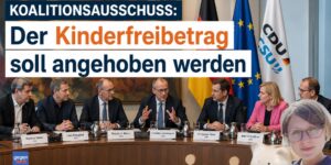 Koalitionsausschuss: Der Kinderfreibetrag soll angehoben werden