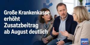 Große Krankenkasse erhöht Zusatzbeitrag ab August deutlich