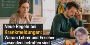 Neue Regeln bei Krankmeldungen: Lehrer und Erzieher sind besonders betroffen