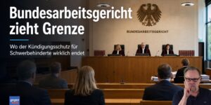 BAG zieht Grenze: Kündigungsschutz für Schwerbehinderte endet früher
