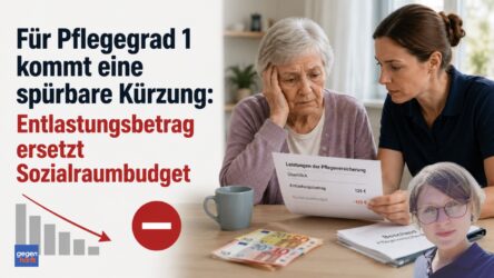 Beitragsbild von: Für Pflegegrad 1 kommt eine spürbare Kürzung: Entlastungsbetrag ersetzt Sozialraumbudget