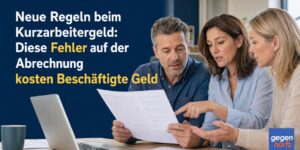 Neue Regeln beim Kurzarbeitergeld: Diese Fehler auf der Abrechnung kosten Beschäftigte Geld