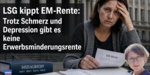 LSG kippt EM-Rente: Trotz Schmerz und Depression gibt es keine Erwerbsminderungsrente