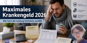 Maximales Krankengeld 2026: So viel zahlt die Krankenkasse höchstens