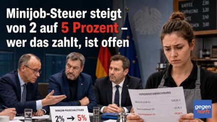 Beitragsbild von: Minijob-Steuer steigt von 2 auf 5 Prozent – wer das zahlt, ist offen