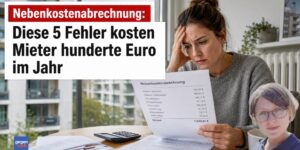Nebenkostenabrechnung: Diese 5 häufigen Fehler kosten Mieter hunderte Euro