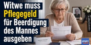 Witwe muss Pflegegeld für Beerdigung des Mannes ausgeben