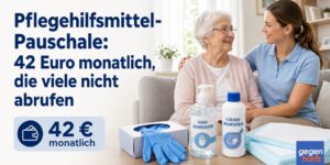 Pflegehilfsmittel-Pauschale: 42 Euro monatlich, die viele nicht abrufen