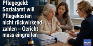 Pflegegeld: Sozialamt will Pflegekosten nicht rückwirkend zahlen – Gericht muss eingreifen