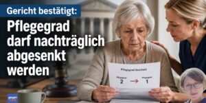 Gericht: Pflegegrad darf auch nachträglich abgesenkt werden