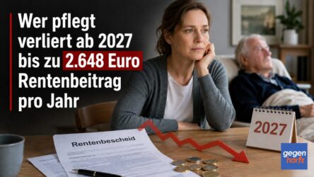 Beitragsbild von: Wer pflegt verliert ab 2027 bis zu 2.648 Euro Rentenbeitrag pro Jahr
