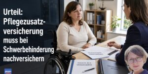 Pflegezusatzversicherung muss bei Schwerbehinderung nachversichern