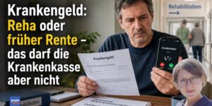 Krankengeld: Reha oder früher Rente – das darf die Krankenkasse aber nicht