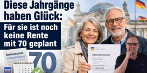 Diese Jahrgänge haben noch Glück: Für sie ist keine Rente mit 70 geplant