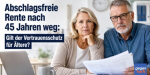 Abschlagsfreie Rente nach 45 Jahren weg: Gilt der Vertrauensschutz für Ältere?