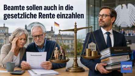 Beitragsbild von: Rente: Beamte sollen auch in die gesetzliche Rente einzahlen