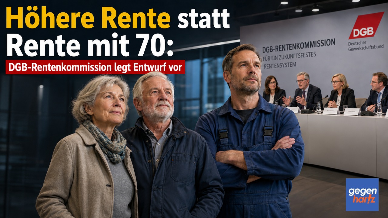 Höhere Rente statt Rente mit 70: DGB-Rentenkommission legt Entwurf vor