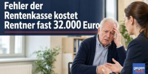 Fehler der Rentenkasse kostet Rentner fast 32.000 Euro
