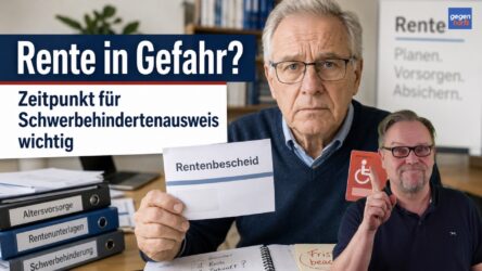 Beitragsbild von: Rente in Gefahr: Der Zeitpunkt beim Schwerbehindertenausweis ist wichtig