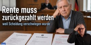 Rente muss zurückgezahlt werden weil die Scheidung verschwiegen wurde
