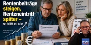 Rentenbeiträge steigen, Renteneintritt später – so trifft es alle