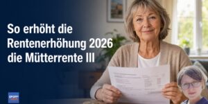 Rentenerhöhung 2026 erhöht zusätzlich die Mütterrente 3