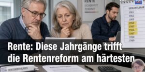 Rente: Diese Jahrgänge und Gruppen trifft die Rentenreform am meisten