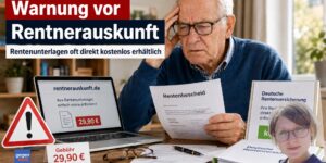 Rente: Verbraucherschützer warnen vor "Rentnerauskunft"