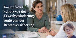 Kostenfreier Schutz vor der Erwerbsminderungsrente von der Rentenversicherung