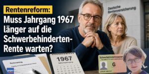 Rentenreform: Muss der Jahrgang 1967 länger auf die Schwerbehinderten-Rente warten?