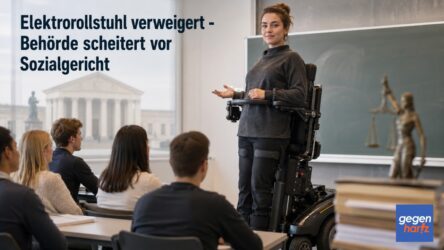 Beitragsbild von: Schwerbehinderung: Anspruch auf Elektrorollstuhl als Eingliederungshilfe durchgesetzt