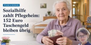 Sozialhilfe bezahlt Pflegeheim: Monatlich 152 Euro bleiben für Taschengeld
