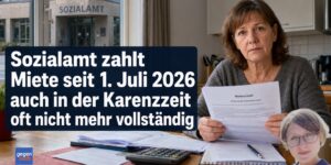 Sozialhilfe: Sozialamt zahlt Miete seit Juli 2026 auch in der Karenzzeit oft nicht mehr vollständig