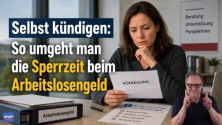 Beitragsbild von: Selbst kündigen: So umgeht man eine Sperrzeit beim Arbeitslosengeld 1