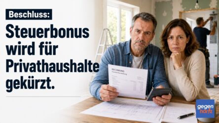 Beitragsbild von: Beschluss: Steuerbonus wird für Privathaushalte gekürzt.
