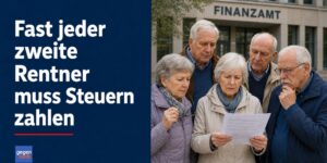 Finanzamt klopft an: Fast jeder zweite Rentner muss Steuern zahlen