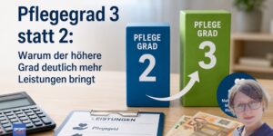 Vergleich Pflegegrad 2 und 3: Nur wenige Punkte entscheiden über mehr Pflegeleistungen