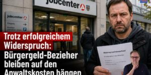 Trotz erfolgreichem Widerspruch: Bürgergeld-Bezieher bleiben auf den Anwaltskosten hängen